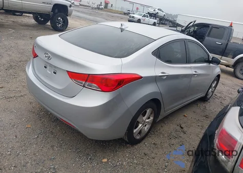 2012 Hyundai Elantra Gls from USA, damaged, VIN 5NPDH4AE5CH079698